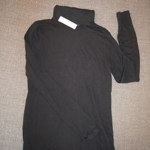 J.Crew | Black Tissue turtleneck T-shirt
